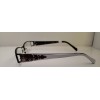 COVERGIRL Womens Covergirl Eyeglasses CG0394-01 Black White Rectangle Half Rim