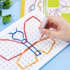 DICOSMETIC 2 Sets Calm Down Threading Boards String Weaving Drawing