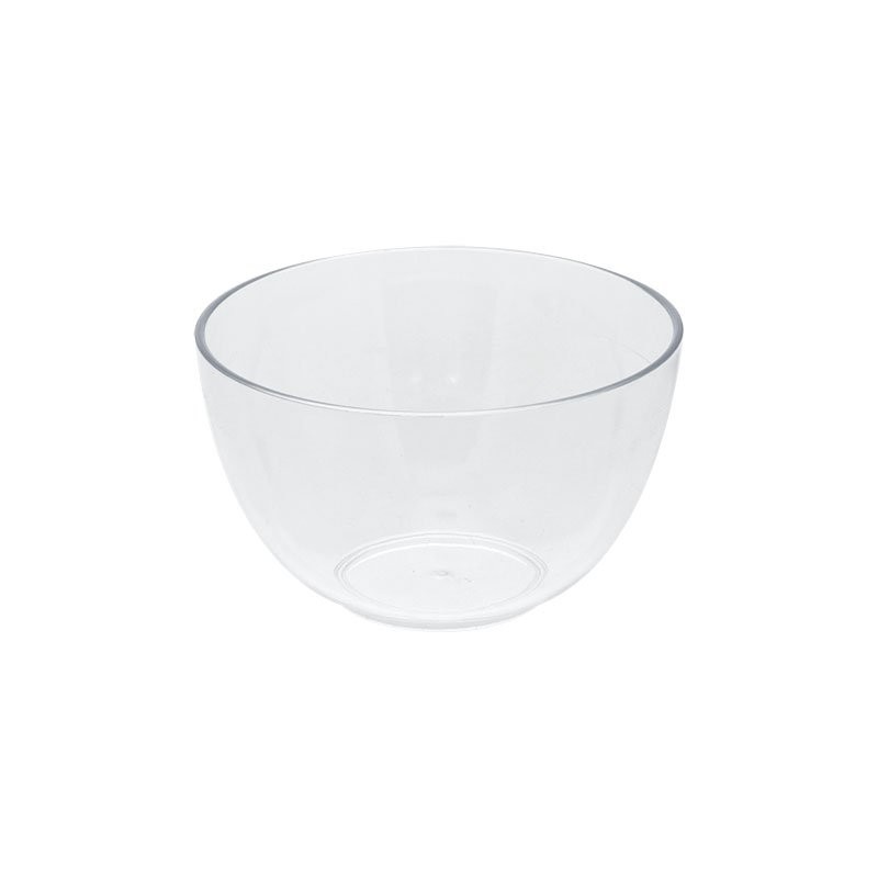 Clear Mini Disposable or Reusable Plastic Bowls for Dips, Desserts,