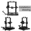 Original Creality - Soporte de carrete de filamento giratorio para