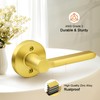 Probrico Gold Dummy Door Handles Interior French Door Handle Lever