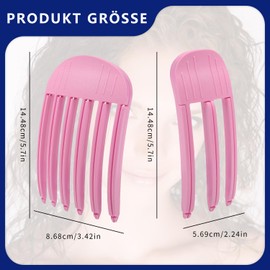 4 Volume Clips for Hair - Perfect Hair Clips for Fluffy Hairstyles, Ideal for Bangs and Volume, Easy to Use