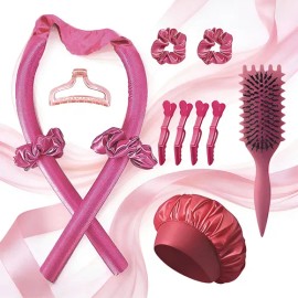 Cepillo Para Rizado + Gorro Para Dormir + Cabello Rizos Tubo