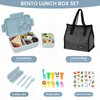 Bugucat Bento Lunch Box 1300ML with Bag - Leak-Proof with
