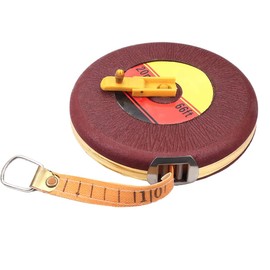 Hegebeck Closed Reel Tape Measure 66 Ft/20M Long Round Box Double-Sided Scale Retractable Non-deformable Tape Measure for Sports Yard 1 Piece