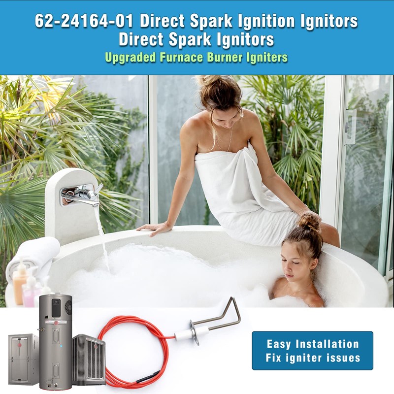 62-24164-01 Direct Spark Ignition Ignitors 2PCS, Furnace Burner Igniters Compatible