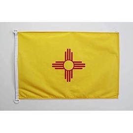 AZ FLAG - Boat Flag New Mexico - 45 x 30 cm - State of New Mexico Boat Flag 30 x 45 cm Marine Flags - Flags