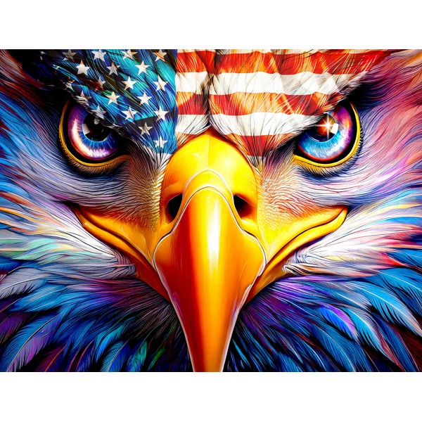 Springbok American Eagle 1000 Piece Jigsaw Puzzle - Challenge Yourself