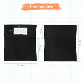 Classrooms Chair Pockets, 24 PCS Sturdy 18"x20" Chair Bags for Classroom Chairback Pockets with Name Tags Storage for Supplies Classroom Organization Fits Most Student Chairs K-2 Teacher Essentials
