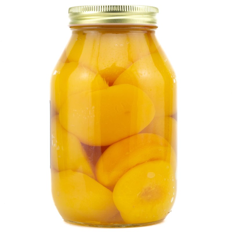 Amish Wedding Old Fashioned Spiced Peach Halves 32oz (Pack of