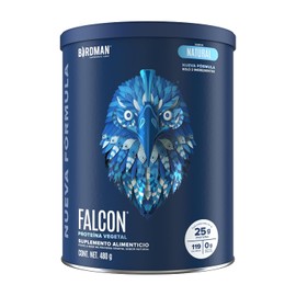 Birdman Falcon Protein Proteína Vegetal en Polvo | Solo 3 Ingredientes | 25G Proteína | Sin Azúcar Añadida | Sin Gluten | Sin Lácteos | V...