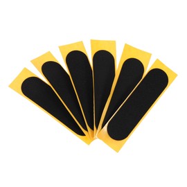 JOINPAYA 6pcs Non-slip Mat Foam Finger Tape Skateboard Tape Transparent Stickers Clear Tape Foam Grip Tape Precut Grip Tape Foam Grip Tapes Grips Black