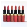 Set 6 Labiales Mate Marrón Rojo Larga Duración W