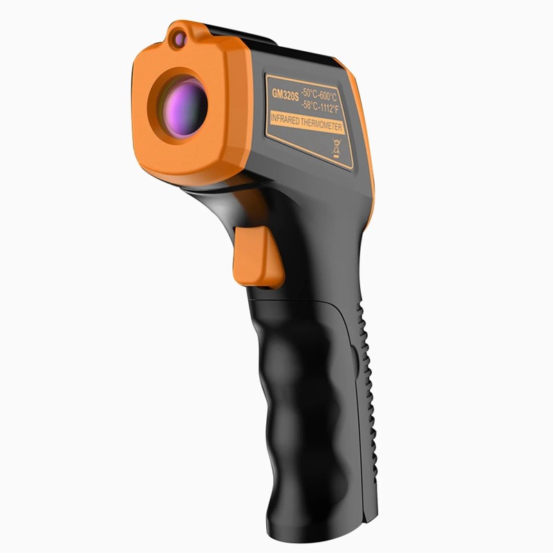 SpeedyFPV Industrial Infrared Thermometer, Digital LCD Display, -58-752°F Range, 12:1