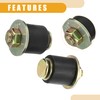 Partuto 4 Pcs 22-25mm Universal Vehicle Rubber Freeze Plug -