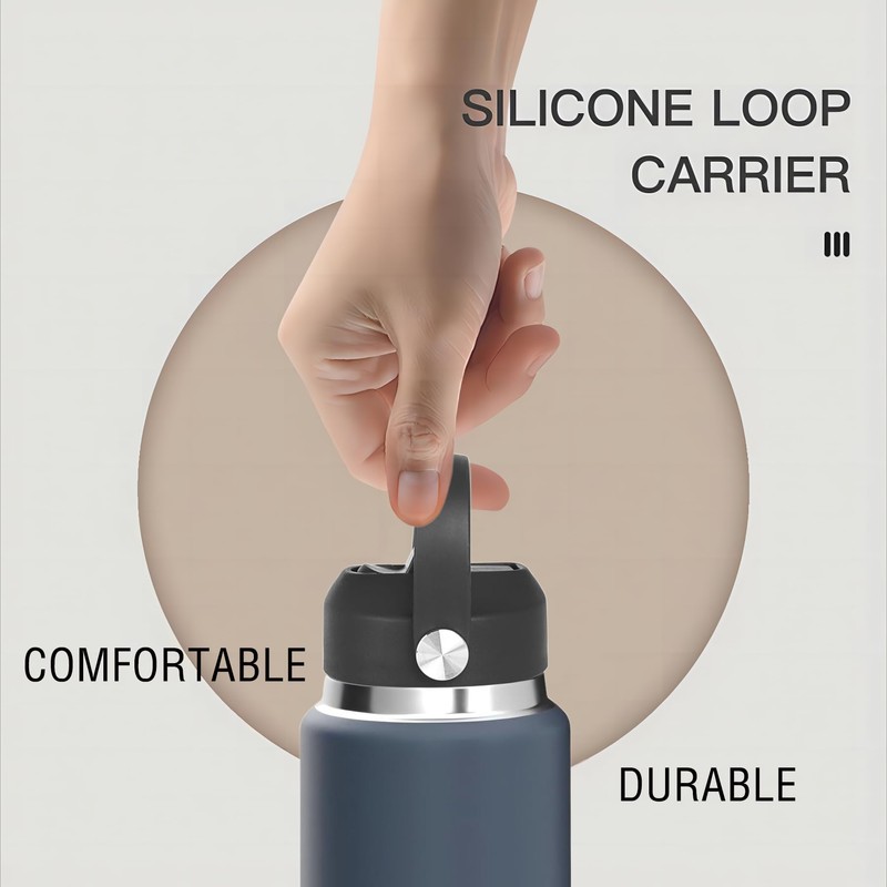 Zizga Straw Lid Compatible for Yeti Rambler Water Bottle 18