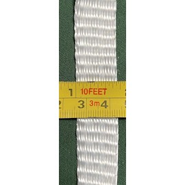 Mule Tape 3/4" 2500Lb 100ft Polyester Rope Pull String Strong Rope Conduit Electrical Wire Cable Pull Poly Tape Rope Poly Pull Line Flat Rope Polyester Webbing Wire Pulling Rope Conduit Pull String