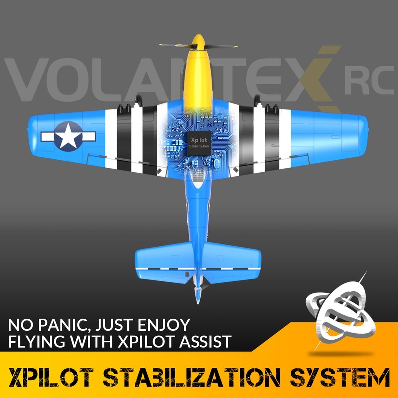 VOLANTEXRC RC Plane 2.4Ghz 4CH RC Airplane Ready to Fly