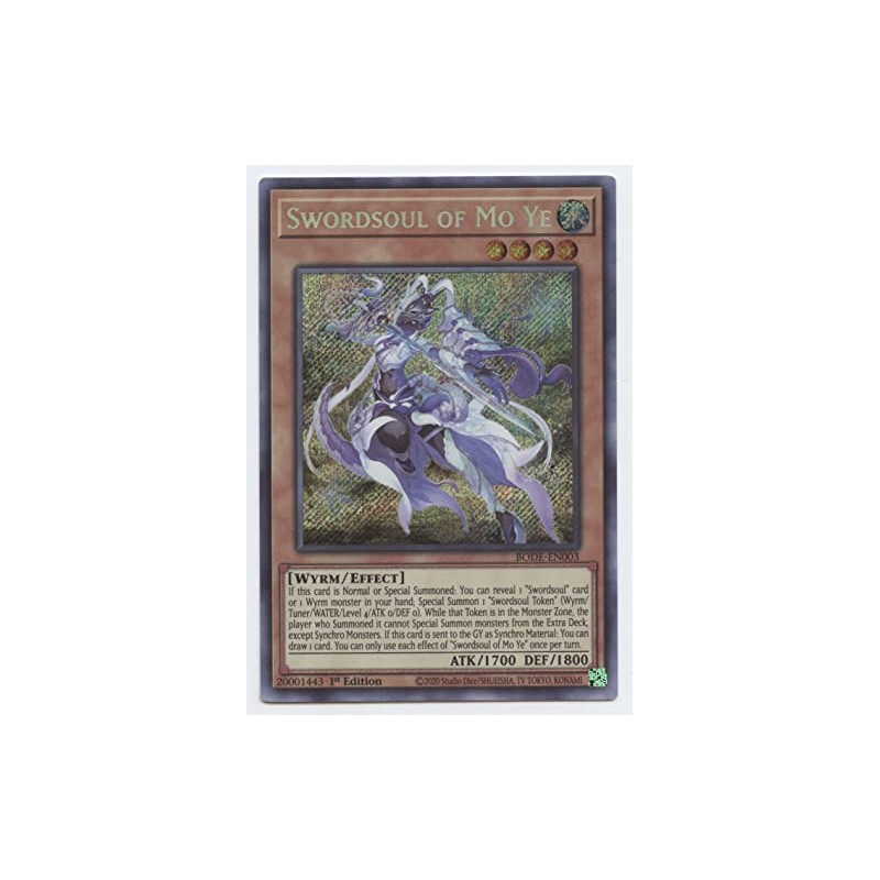 Swordsoul of Mo Ye - BODE-EN003 - Secret Rare -