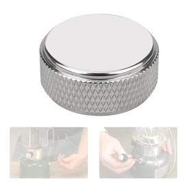 LVACODV Filler Cap Lantern, Compatible with Replacement Parts for Coleman Lanterns and Stoves – Brass Construction, Model 3000000454（Silvery White）