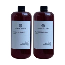 Champú Sangre De Grado 2 Pack De 1L Volviendo Al Origen Artesanal
