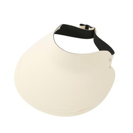 Panchitalk Sun Visor Hat for Women, Wide Brim Ponytail UV Protection Seamless Sun Hat Foldable Summer Beach Cap for Outdoor, 56-58cm(Beige)