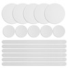 BIGTEETH Anti Slip Shower Stickers Bathtub Non Slip Stickers 16pcs