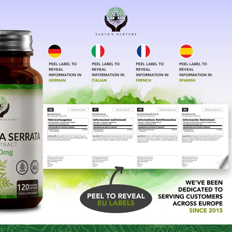 EN Boswellia Serrata Capsules | 120 Capsules - High Strength
