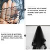 UEIOAVL Veil, 1 Piece Veil Bridal Veil Black Veil Lace