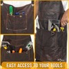 Zytrus Leather Apron, Heavy Duty Leather Tool Apron for Men