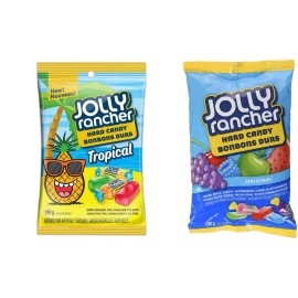Hershey Jolly Rancher Hard Tropical & Original, 198g/7 oz., Combo Pack of 1 Each,
