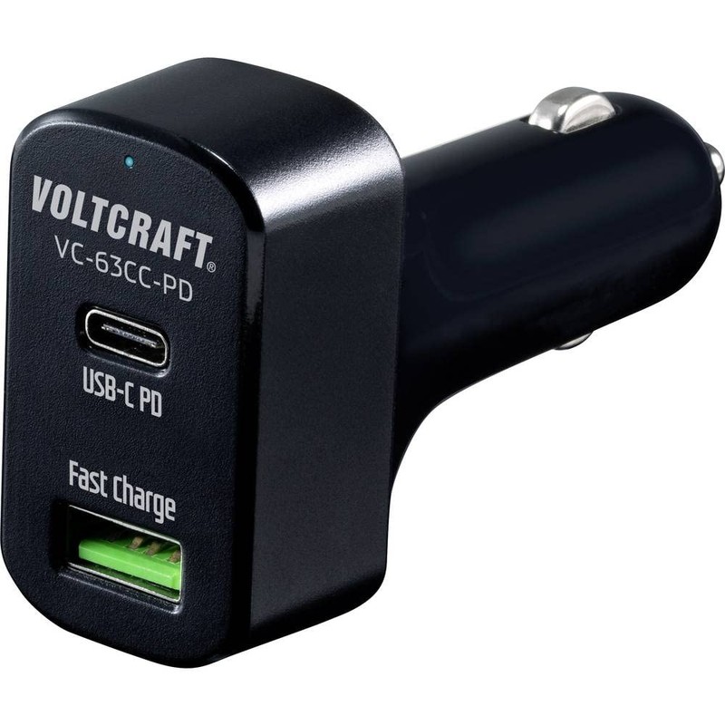 VOLTCRAFT CAS-63 USB Charger 63 Wp Car Output Current (Max)