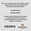 Gloria Jean's Hazelnut Keurig Single-Serve K-Cup Pods, Medium Roast Coffee,