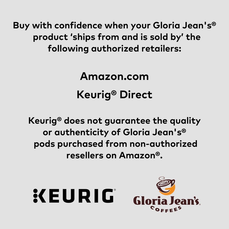 Gloria Jean's Hazelnut Keurig Single-Serve K-Cup Pods, Medium Roast Coffee,