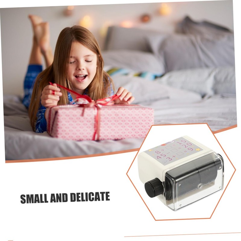 Gadpiparty 2sets Math Roller Stamp for Boy Girl Self-inking Addition