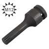 TOP-VIGOR Impact Triple Square Spline Bit Socket, 1/2" Drive x