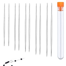 Beading Needle,Stainless Steel Bead Needle,Beading Needles Set with 5 Size,Fit for Multiple Size Beads,Necklaces,Bracelets, Rings, Jewelry Making,DIY Crafts Etc