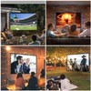 TOWOND 120 Inch Outdoor Projector Screen with Stand, Bolded 25mm
