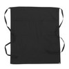 Chef Works Unisex Two Pocket Bistro Apron, Black, One Size