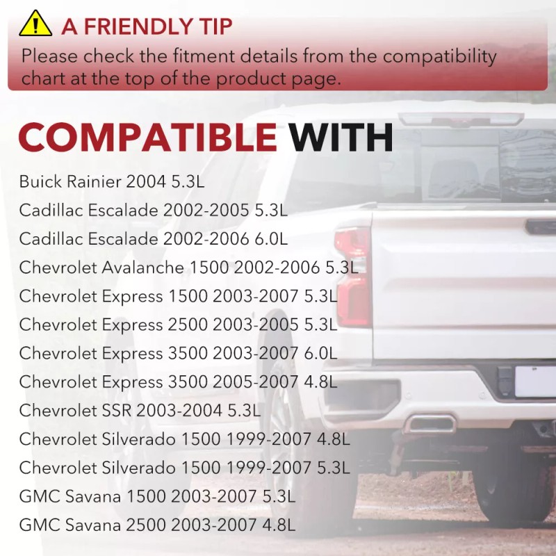 CarBole 8 Round Ignition Coil Pack For 1999-2007 Chevy Silverado