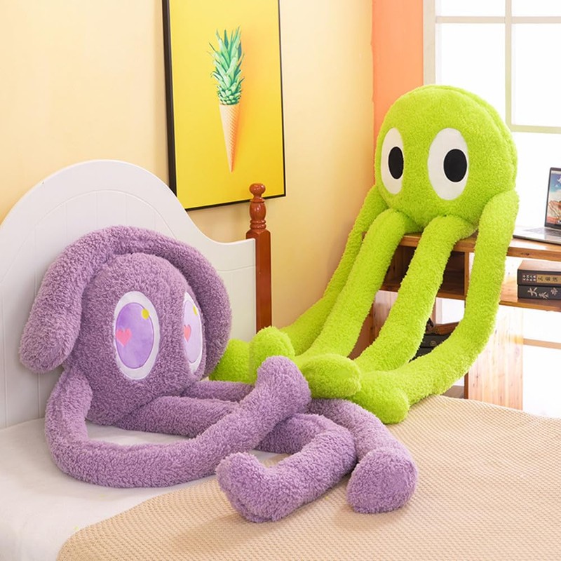 NatureMan 85cm Long Legs Octopus, Large Octopus Stuffed Animal Cute
