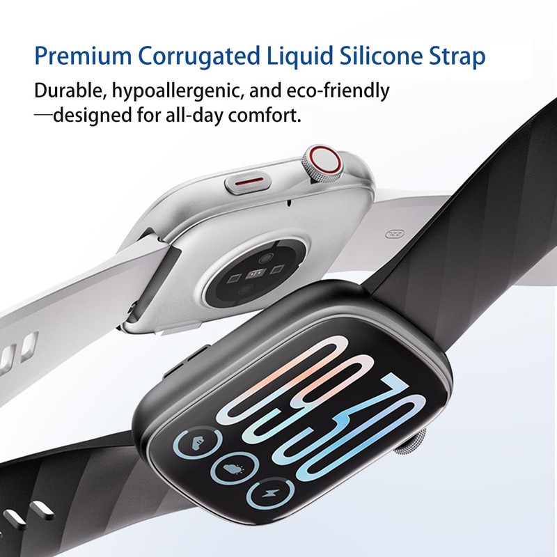 Smart Watch Fitness Tracker, Ultra HD 1.95" AMOLED Display (410×502