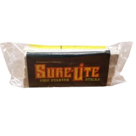 Sure-Lite Fire Starters 6 Sticks USA camping cookout BBQ hiking campfire made