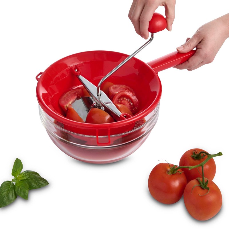 Fantes Fruit Vegetable Food Mill, 4 Disc Blades, Made in