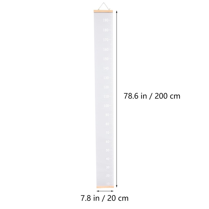 Toddmomy 1pcs Kids Height Chart,Child Removable Nursery Height Charts for