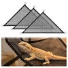Ykimok 3Pcs Bearded Dragon Hammock - Nylon Mesh Reptile Hammock