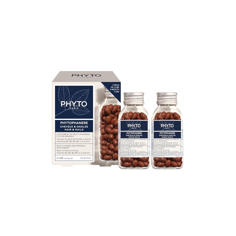 Phyto|PHYTOPHANERE - Hair & Nails Strength, Growth & Volume with