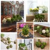 Usmola 18pcs Fake Moss Balls, 6pcs 3.2" Faux Green Balls