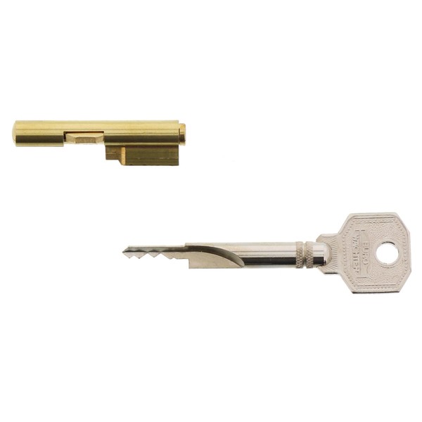 Burg Wächter E 6/2 SB 4271 Keyhole Mortice Room Door Lock, Gold, 6 mm