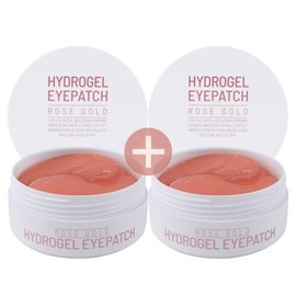 (1+1) Foodaholic Rose Gold Hydrogel Eye Patch 60 sheets (120 sheets total) / (1+1)푸드어홀릭 로즈골드 하이드로겔 아이패치 60매(총120매)